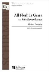 All Flesh Is Grass SATB choral sheet music cover